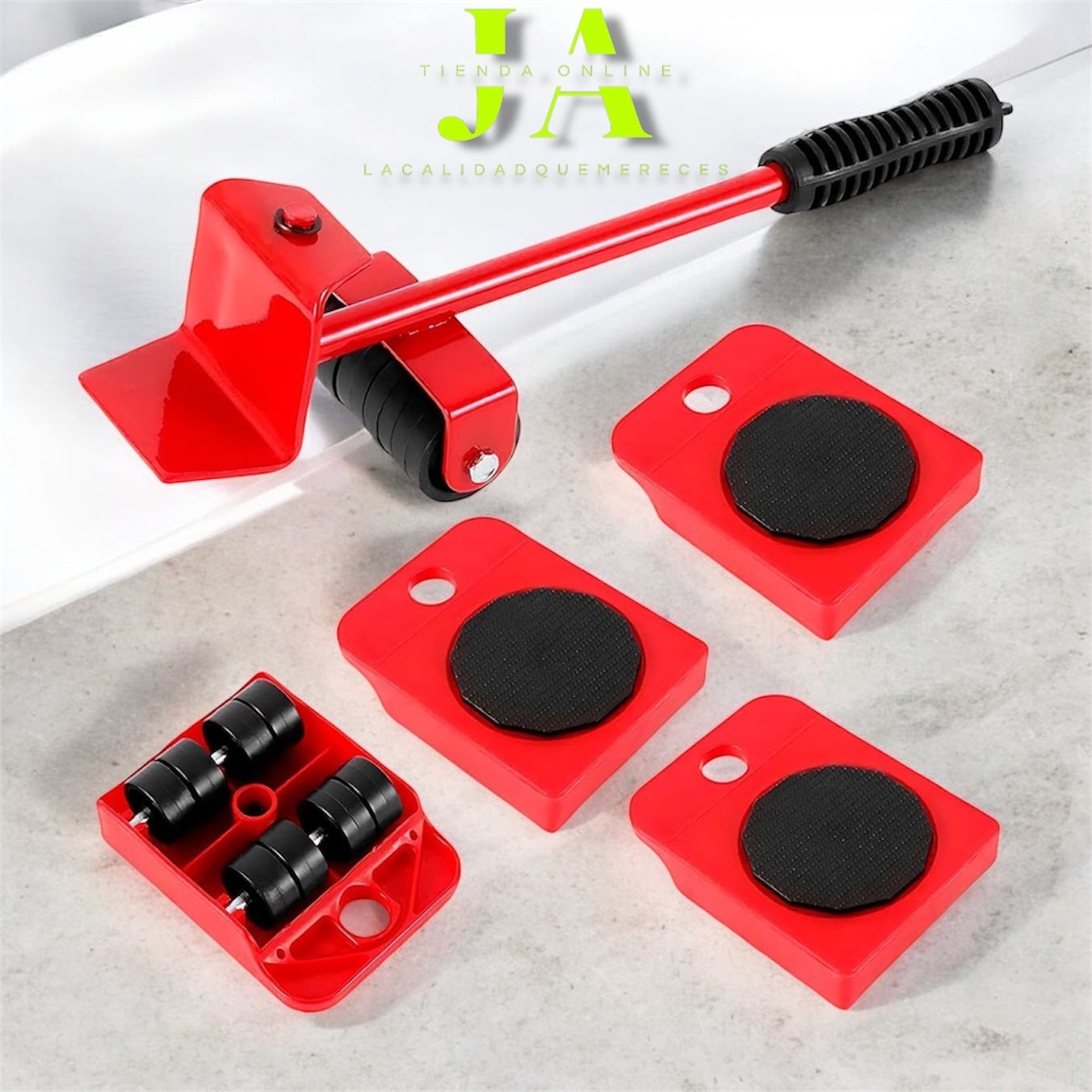 JUEGO DE RODILLOS DE TRANSPORTE DE MUEBLES