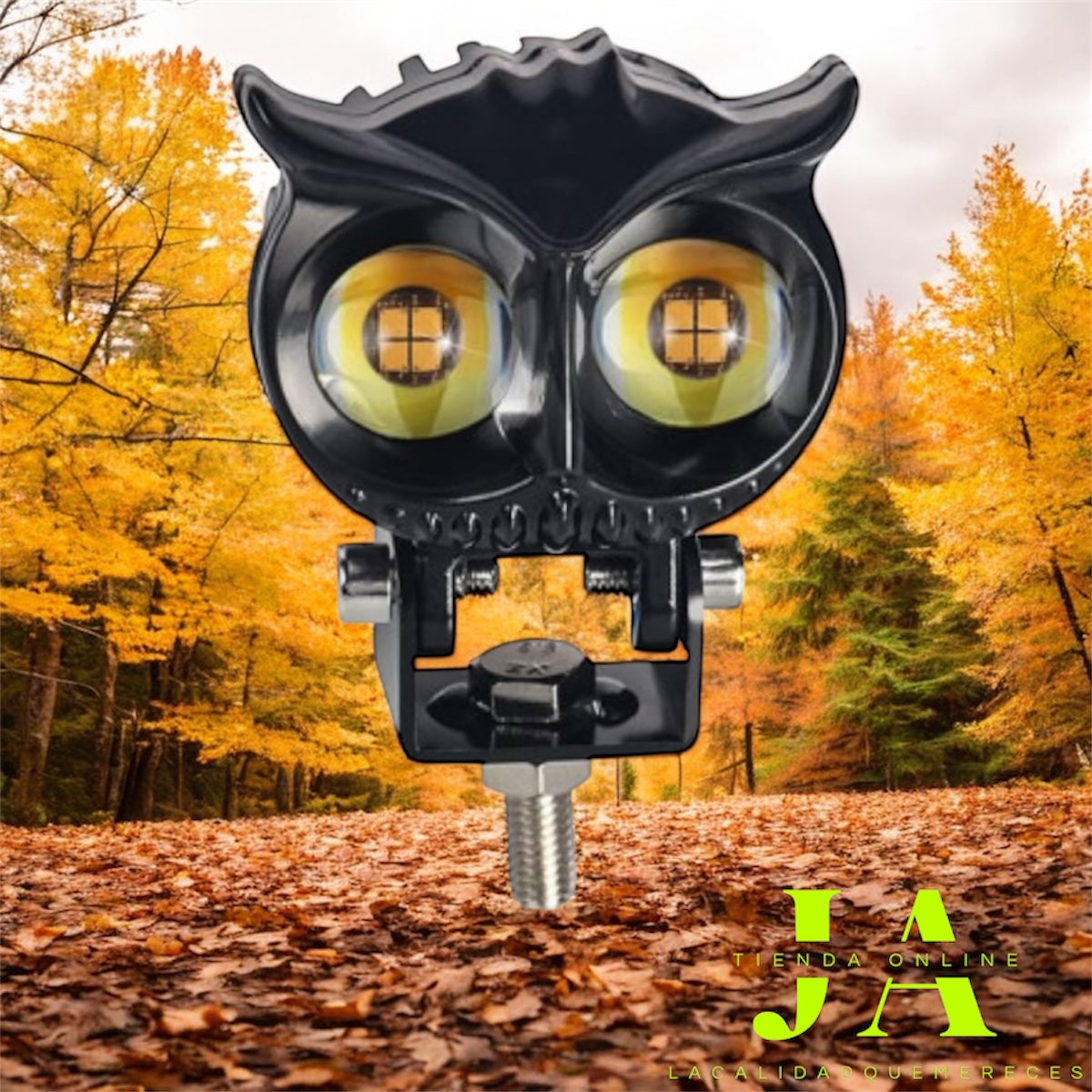 LUZ LED ANTI NEBLINA PARA MOTO BICOLOR ESTILO BÚHO