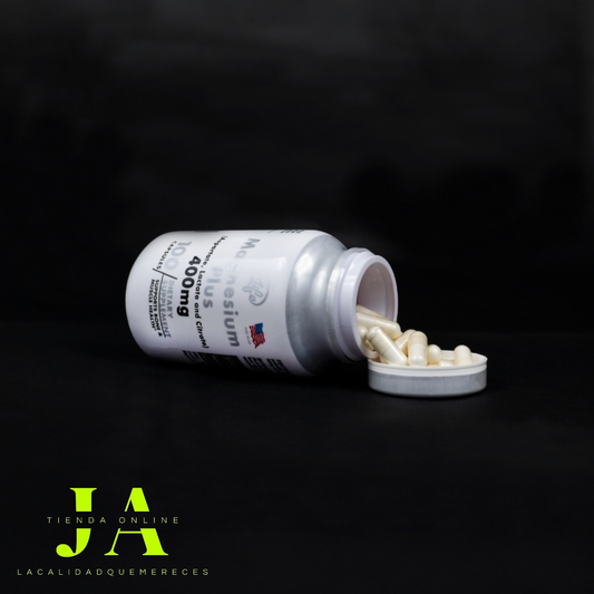 MAGNESIO PLUS (PARA MEJORAR LA SALUD ÓSEA, MUSCULAR Y NERVIOSA)