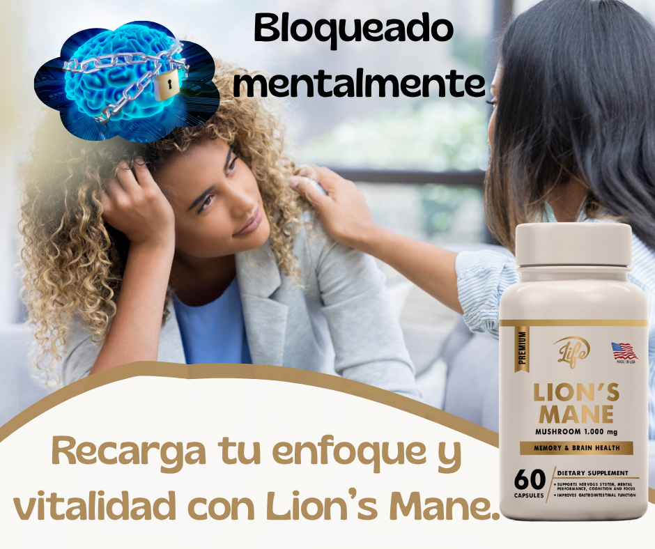 MELENA DE LEÓN (MEJORA LA FUNCIÓN COGNITIVA, FAVORECE LA MEMORIA Y LA CONCENTRACIÓN)