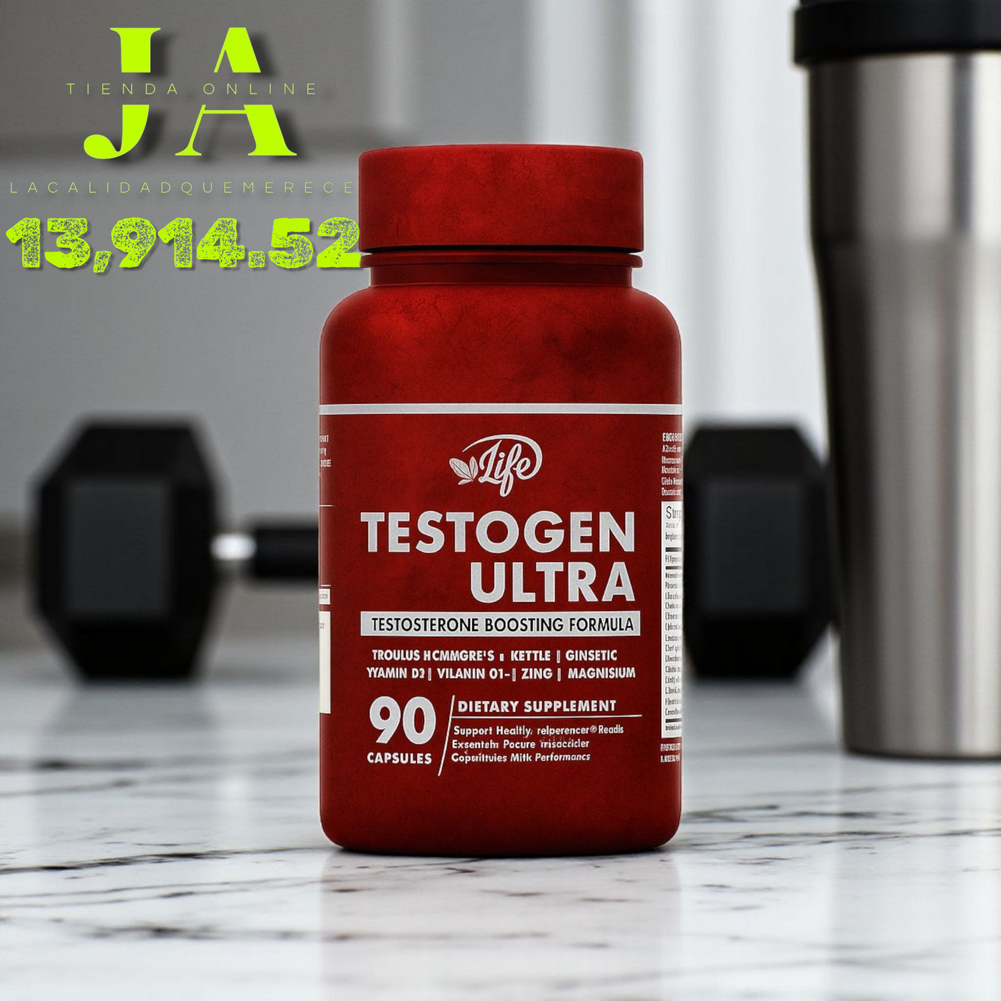 TESTOGEN ULTRA (AUMENTAR LOS NIVELES DE TESTOSTERONA DE FORMA NATURAL Y EFICAZ)