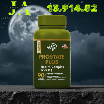 PROSTATE PLUS (PROMUEVE LA SALUD Y EL BUEN FUNCIONAMIENTO DE LA PRÓSTATA)