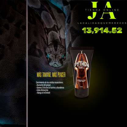PYTHON GEL NATURAL MASCULINO