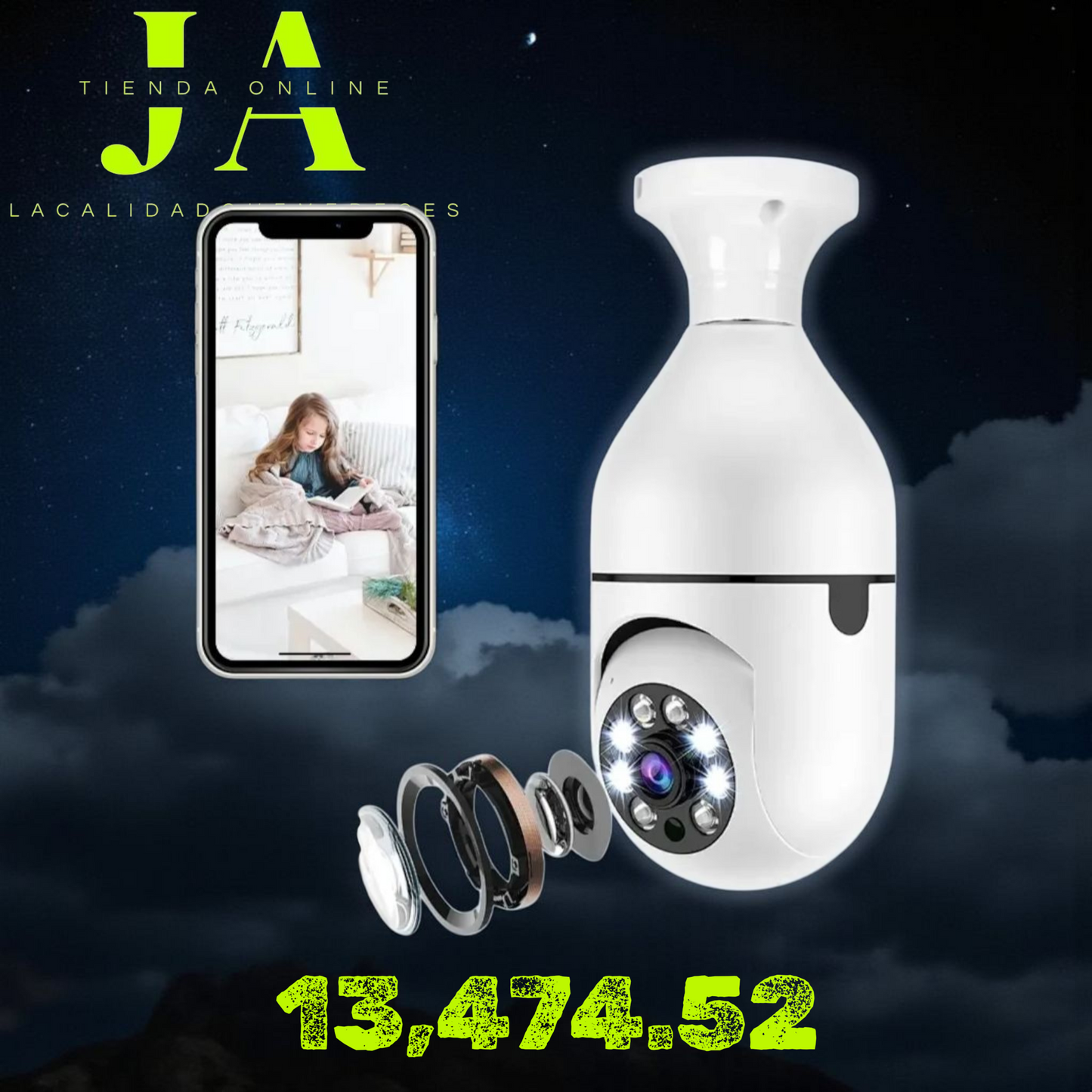 CÁMARA TIPO BOMBILLA GFG878