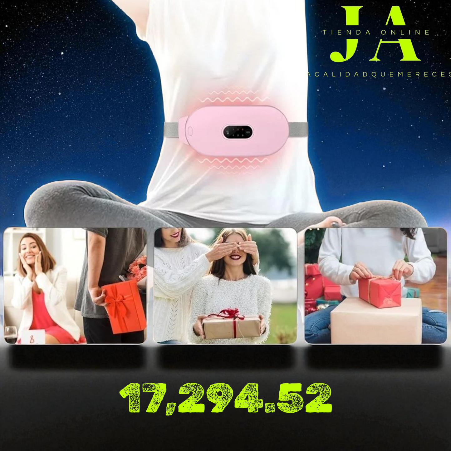 CINTURÓN CALEFACTOR PARA CÓLICOS