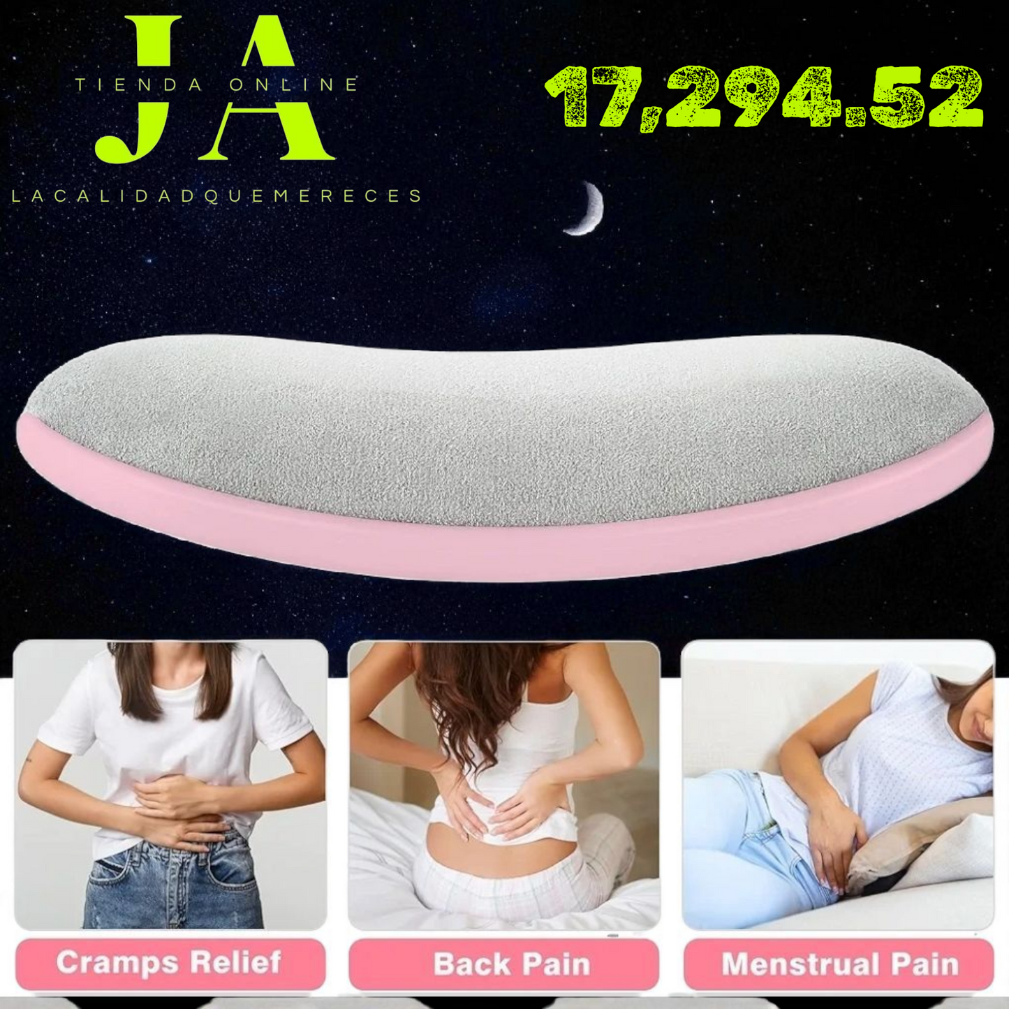 CINTURÓN CALEFACTOR PARA CÓLICOS