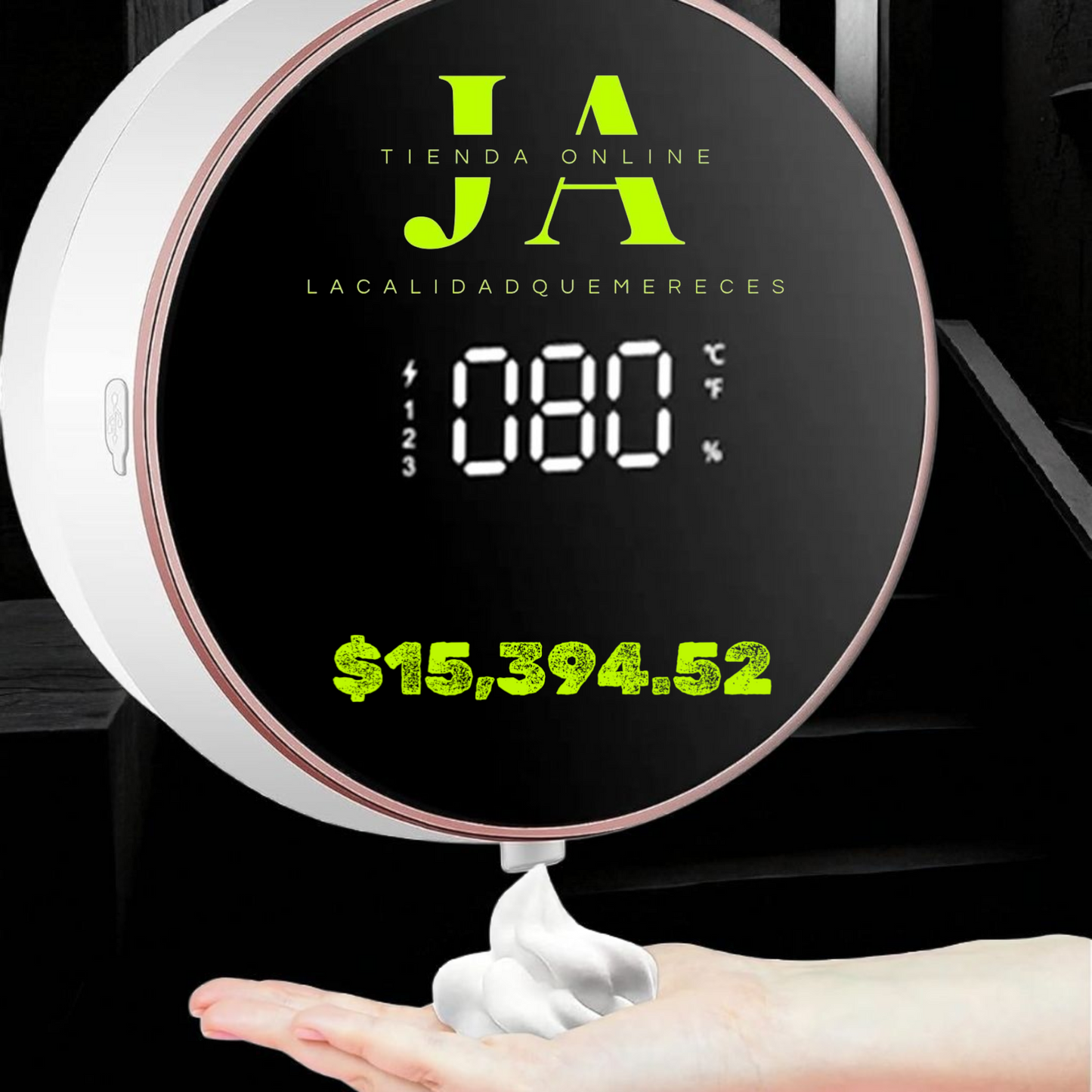 DISPENSADOR DE JABÓN CON SENSOR