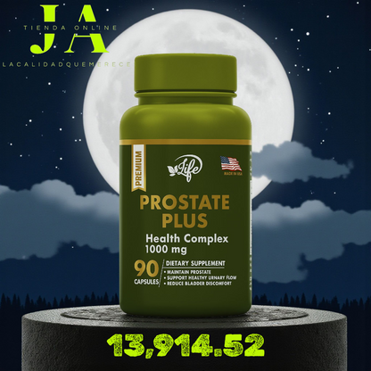 PROSTATE PLUS (PROMUEVE LA SALUD Y EL BUEN FUNCIONAMIENTO DE LA PROSTATA)