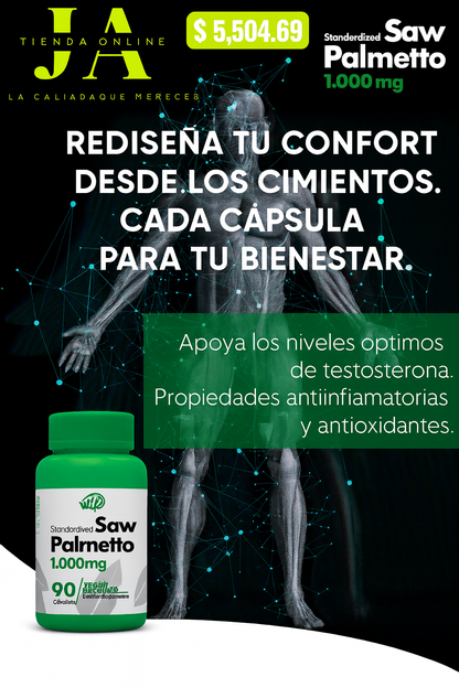 SAW PALMETO (SALUD PROSTÁTICA)