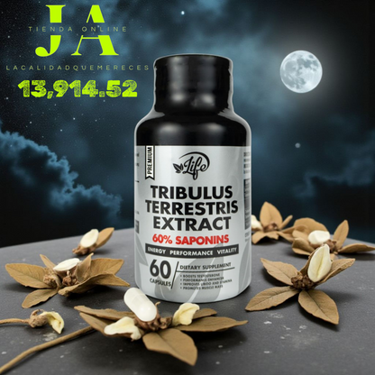 TRIBULUS TERRESTRIS (POTENCIA EL RENDIMIENTO FÍSICO Y SEXUAL DEL HOMBRE)