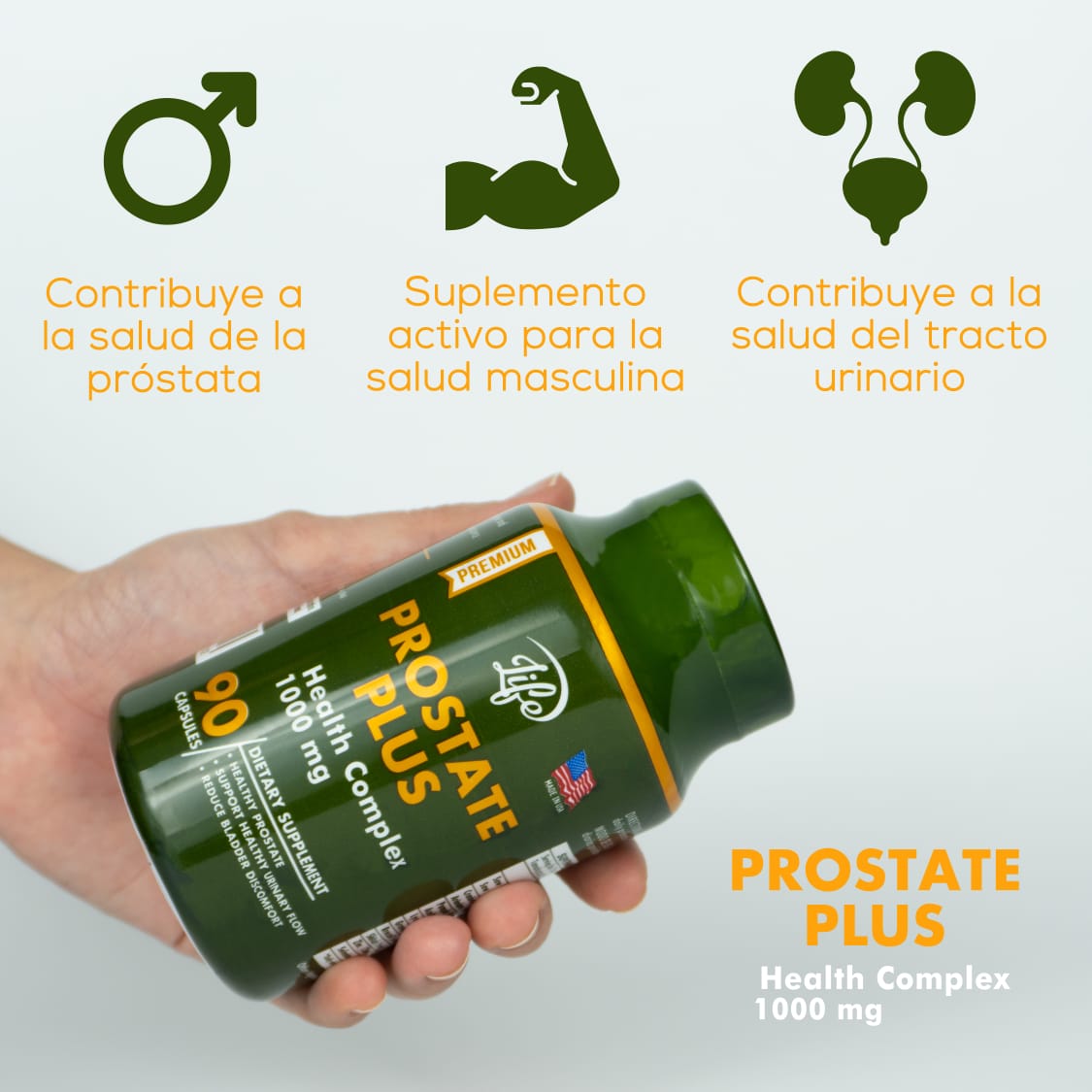 PROSTATE PLUS (PROMUEVE LA SALUD Y EL BUEN FUNCIONAMIENTO DE LA PRÓSTATA)