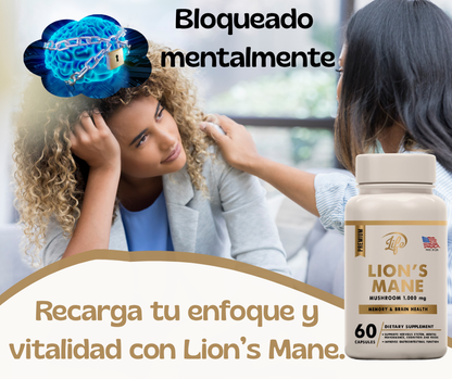 MELENA DE LEÓN (MEJORA LA FUNCIÓN COGNITIVA, FAVORECE LA MEMORIA Y LA CONCENTRACIÓN)