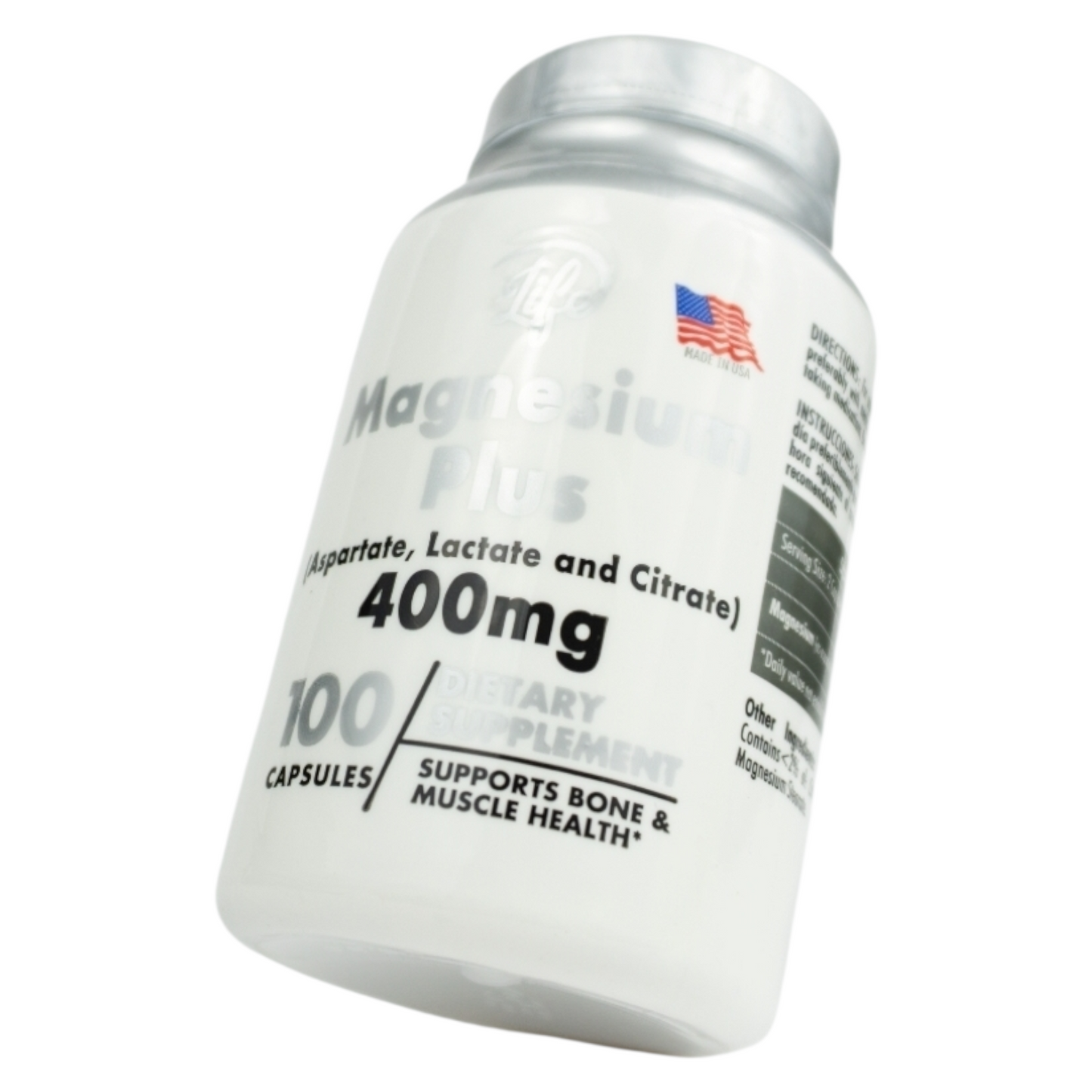 MAGNESIO PLUS (PARA MEJORAR LA SALUD ÓSEA, MUSCULAR Y NERVIOSA)