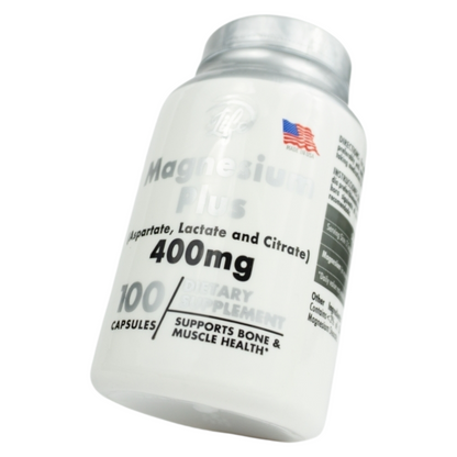 MAGNESIO PLUS (PARA MEJORAR LA SALUD ÓSEA, MUSCULAR Y NERVIOSA)