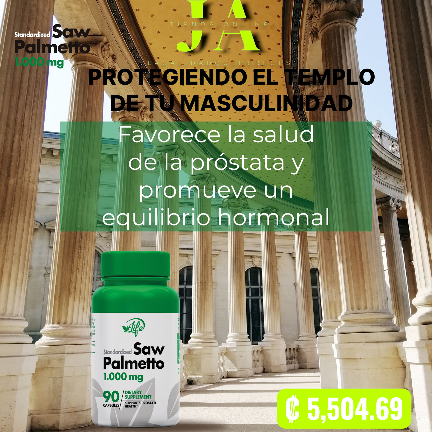 SAW PALMETO (SALUD PROSTÁTICA)