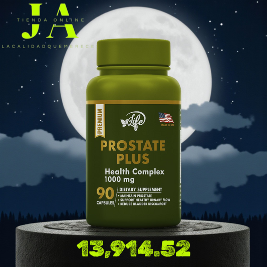 PROSTATE PLUS (PROMUEVE LA SALUD Y EL BUEN FUNCIONAMIENTO DE LA PRÓSTATA)